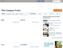 Tablet Screenshot of campusvoiceonline.com